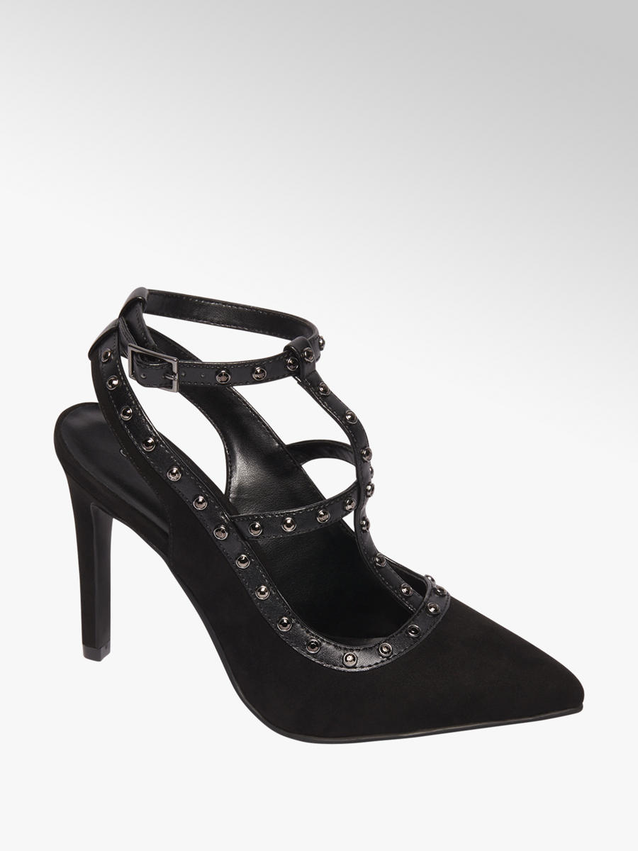 Graceland Zwarte pump studs Gratis Bezorgd en Retour Graceland Zwarte pump gespitste neus Gratis Bezorgd en